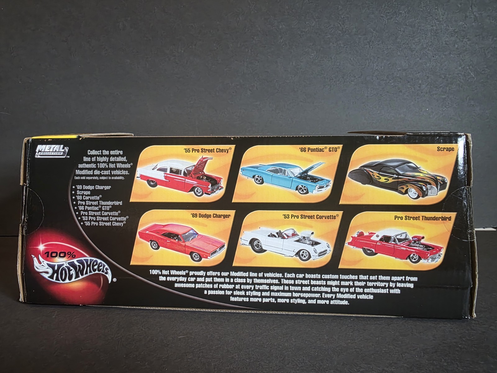 Hot Wheels 1:18 Limited Edition 53 Pro Street Corvette Modified White