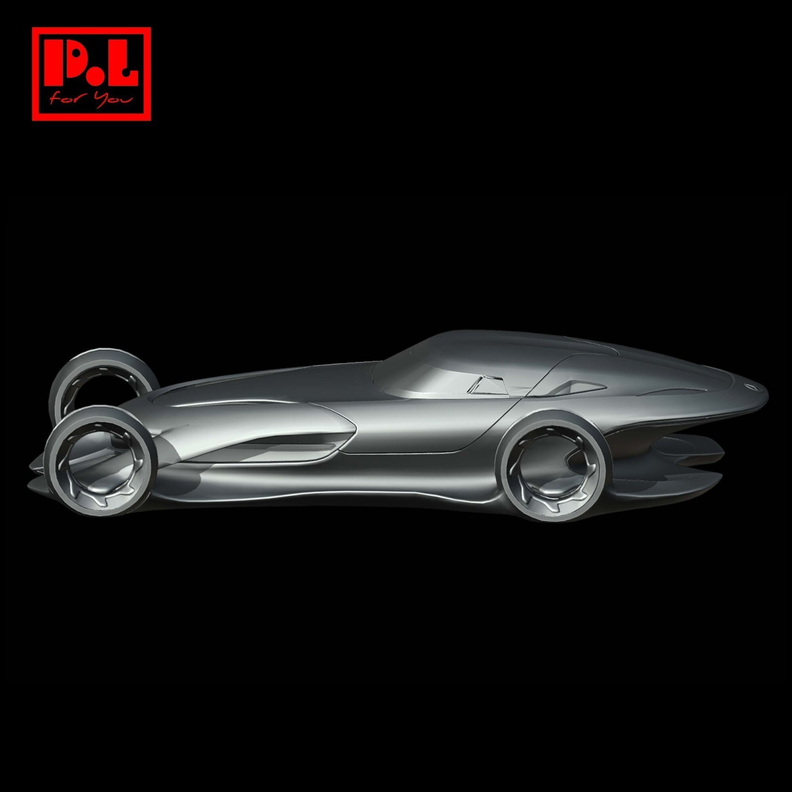 Mercedes-Benz Silver Arrow Concept Silver Lightning (2011) – 1/87 64 43 32 24 18