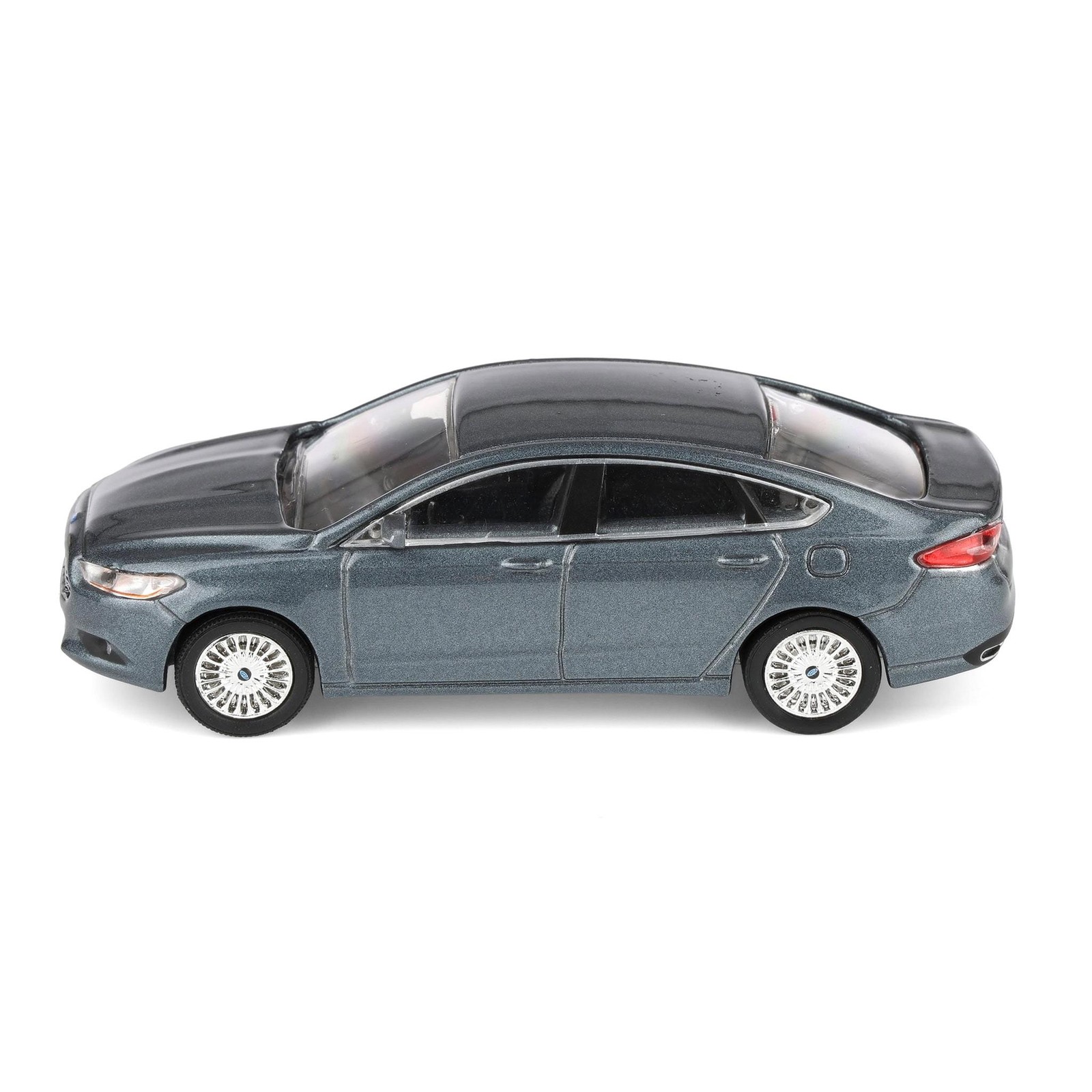 Greenlight 1/64 2013 Ford Fusion SE, Gray, Rick’s Auto Sales 51623