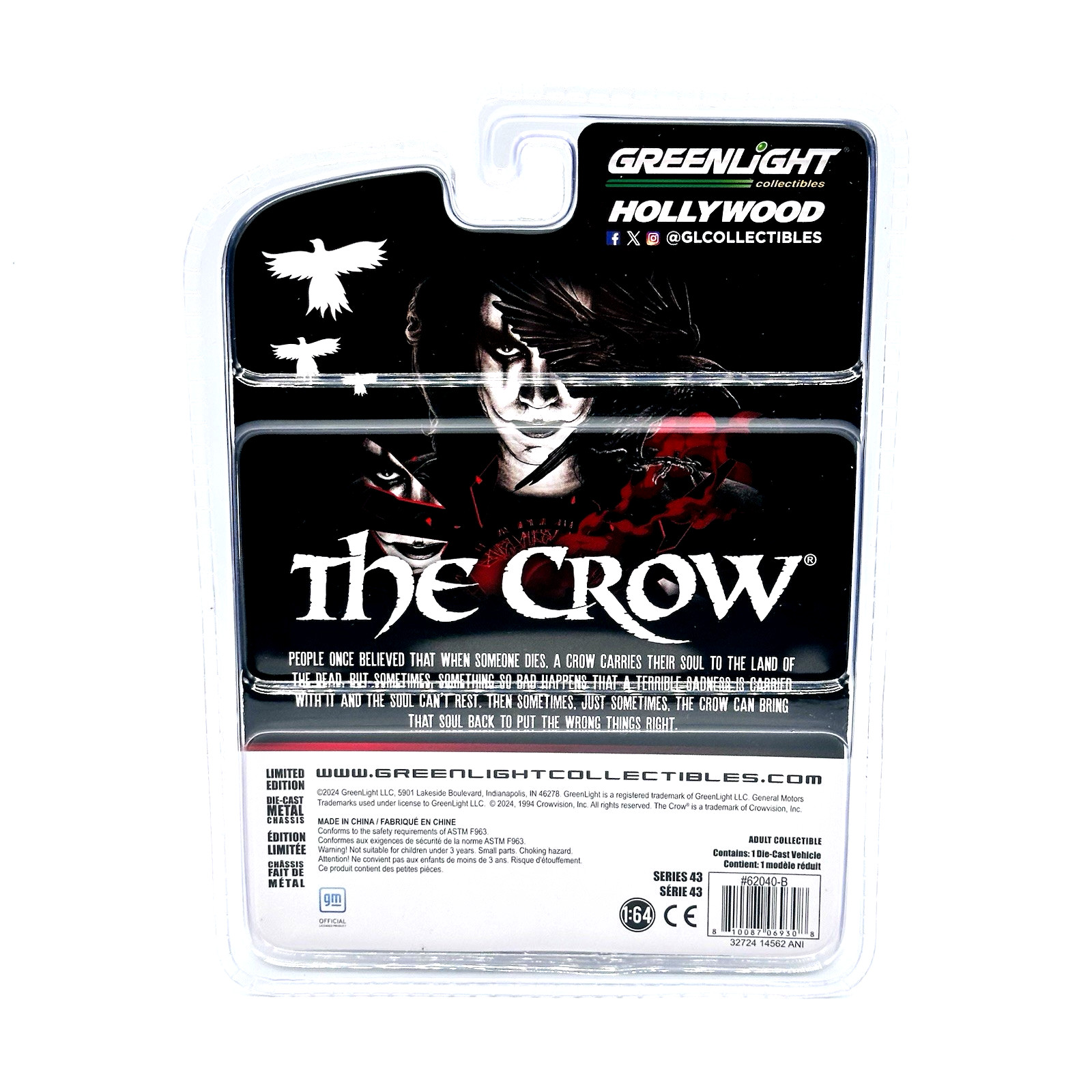 Greenlight Hollywood Series 43 – Complete Set of 6 with 1 Target Red Chase Car