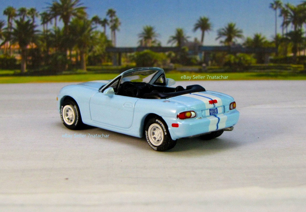 1998-2005 Mazda Miata Roadster Speed Model Blue 1/64 Scale Limited Edit I