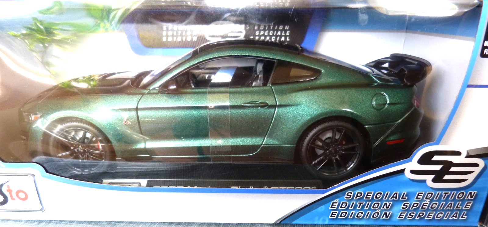 2020 Ford Mustang Shelby GT500 Maisto 1:18 Exclusive Style Special Green