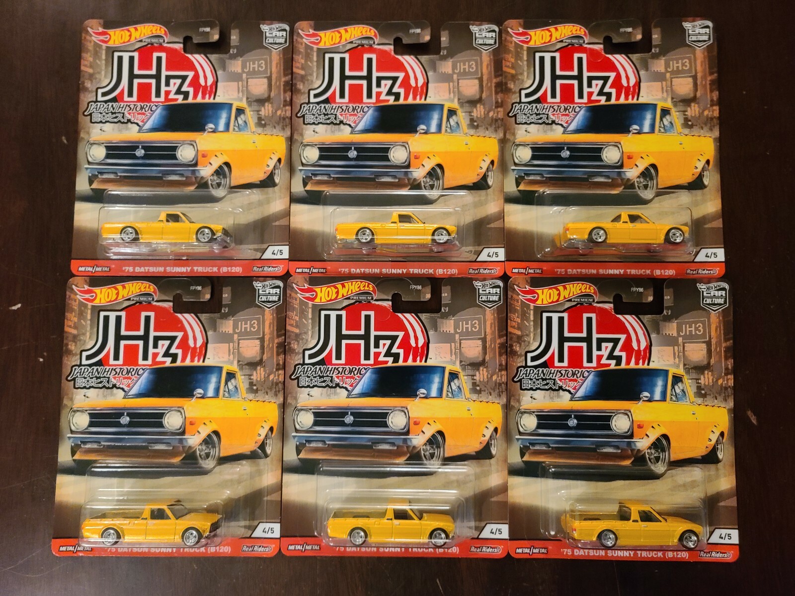 Hot Wheels 2020 Japan Historics 3 ’75 Datsun Sunny Truck B120 Yellow #4/5 *NEW*
