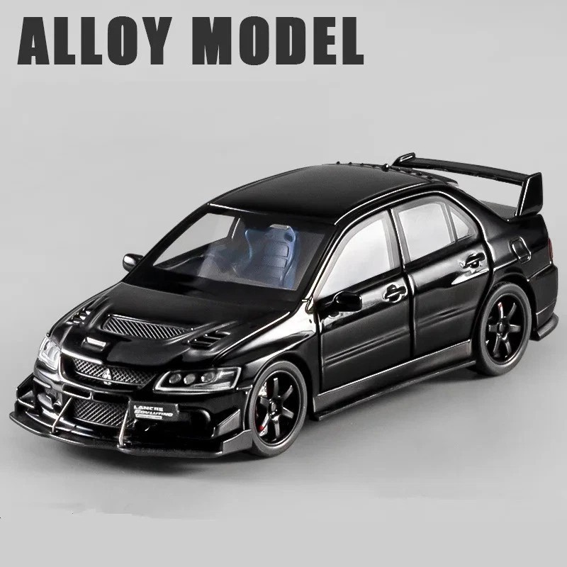 1:32 Lancer EVO IX Diecast Alloy Car – Sound Light Pull-Back Collectible Gift