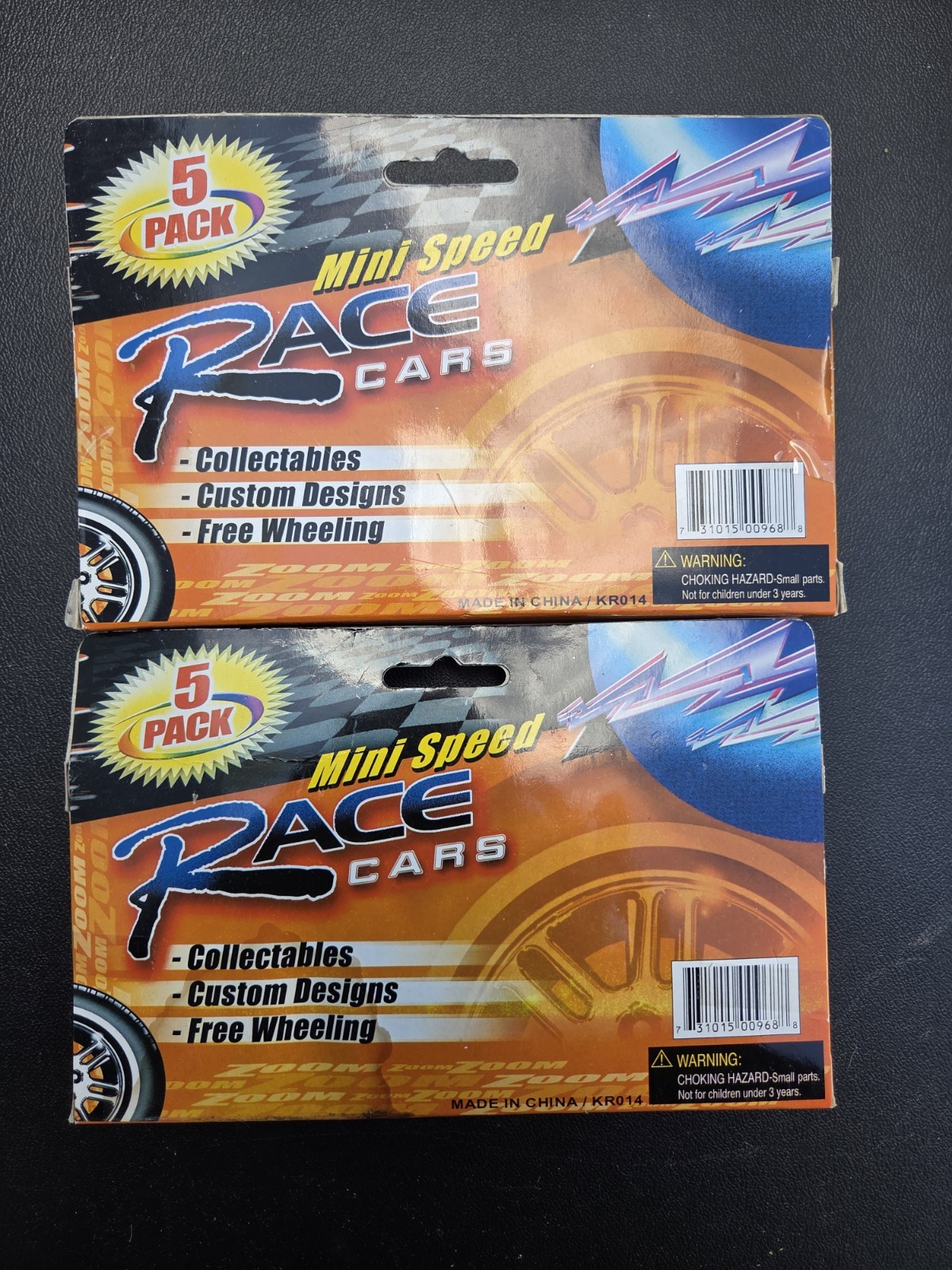 Mini Speed Race Cars Diecast Toy Car Set, 5-Pack, Multicolor