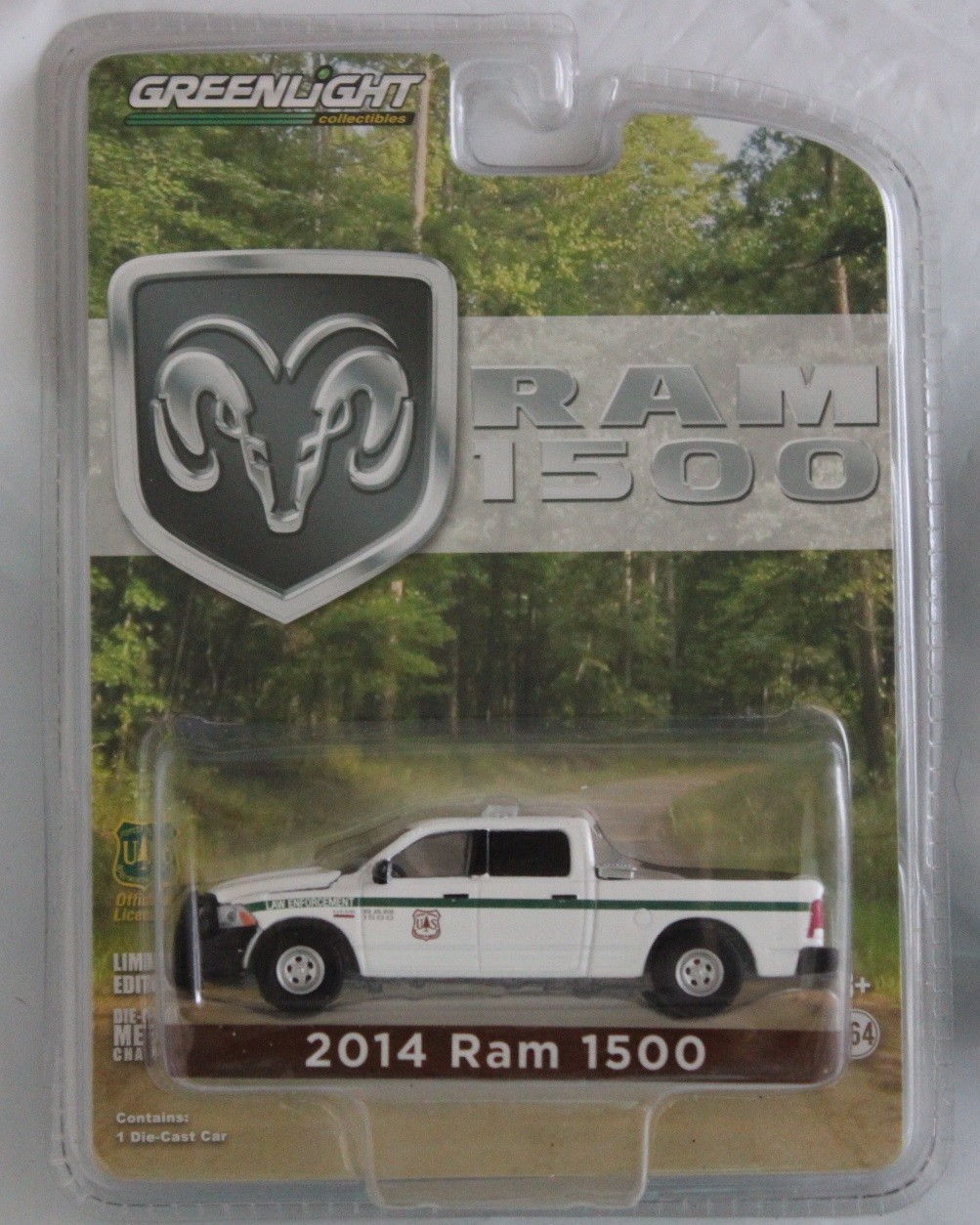 2018 Ram 1500 US Forest Service Park Ranger Law Enforcement Police Greenlight