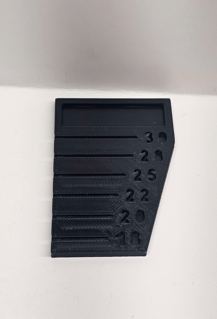 Axle Measuring Jig 3D Printed For 1/64 Scale Hot Wheel Matchbox