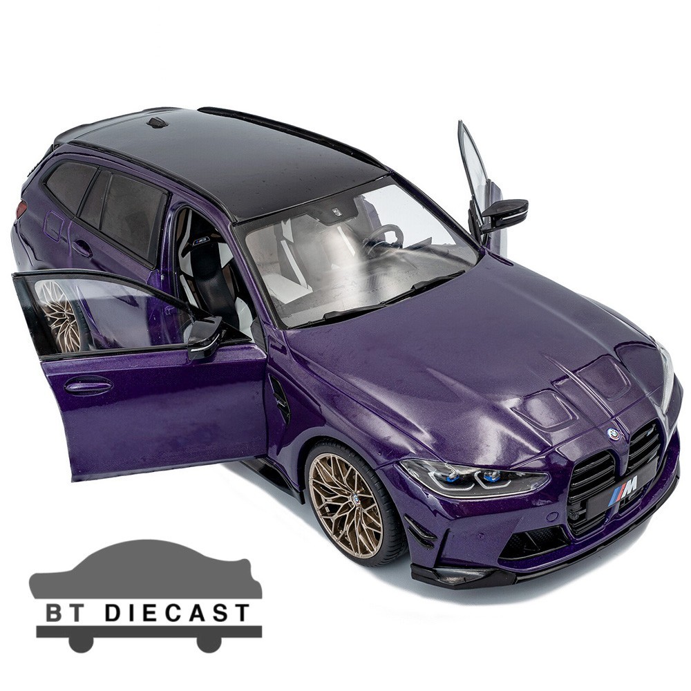 SOLIDO 2024 BMW M3 TOURING with PERFORMANCE PARTS 1/18 TWILIGHT PURPLE S1813701