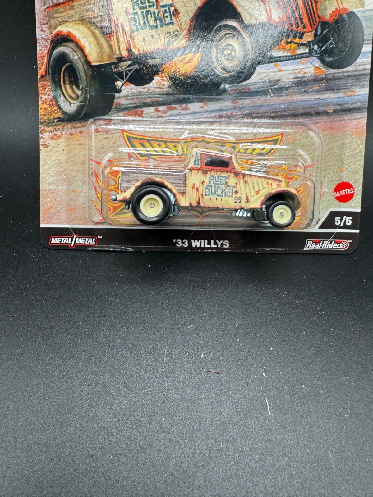 Hot Wheels ’33 Willys 5/5 Drag Strip Demons Car Culture Premium Q1