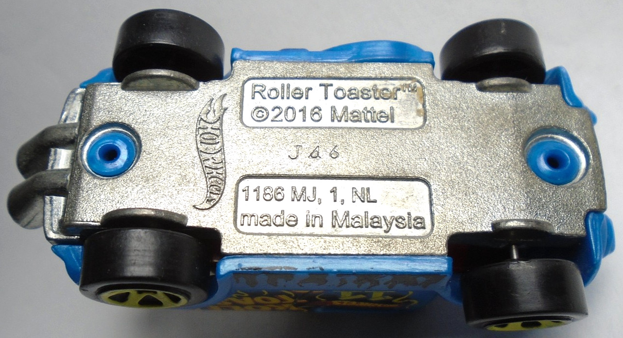 2016 HOT WHEELS LEGENDS OF SPEED ROLLER TOASTER 11 BLUE 1:64 DIECAST 2 1/2″ CAR