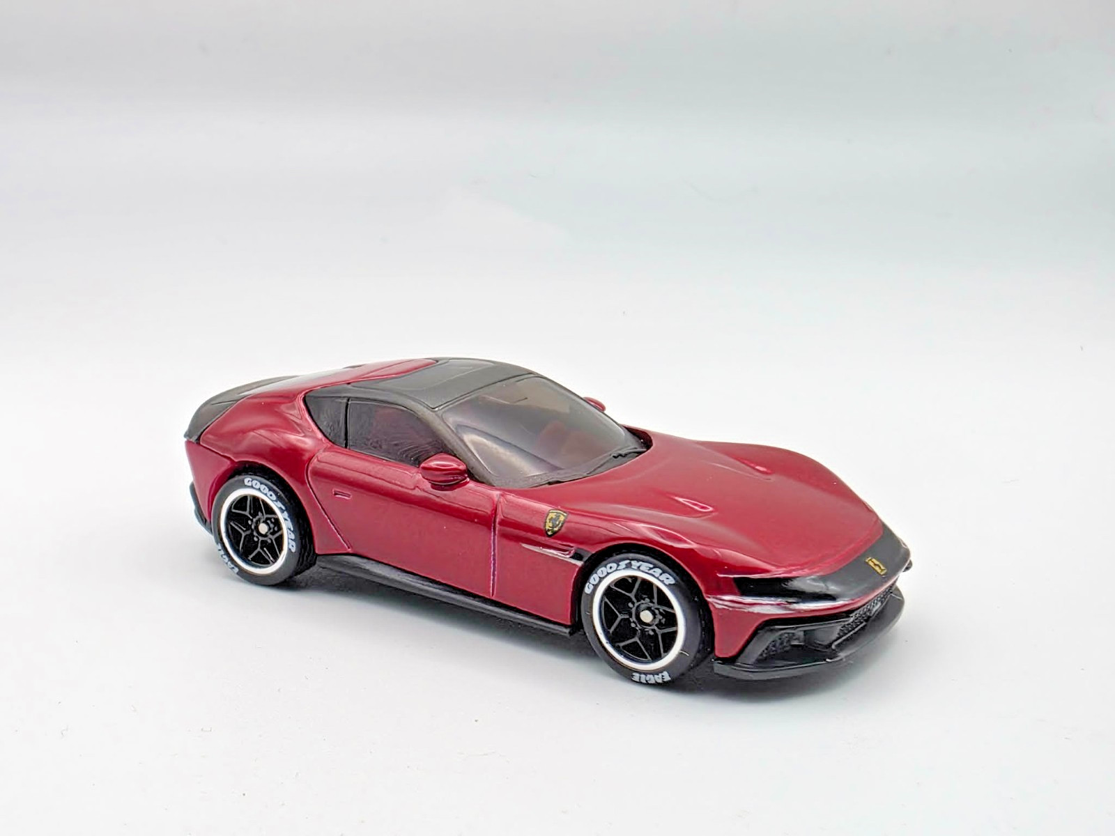 Hot wheels Ferrari 12CILINDRI , Real Riders, Rubber Tires, Custom Wheel swap