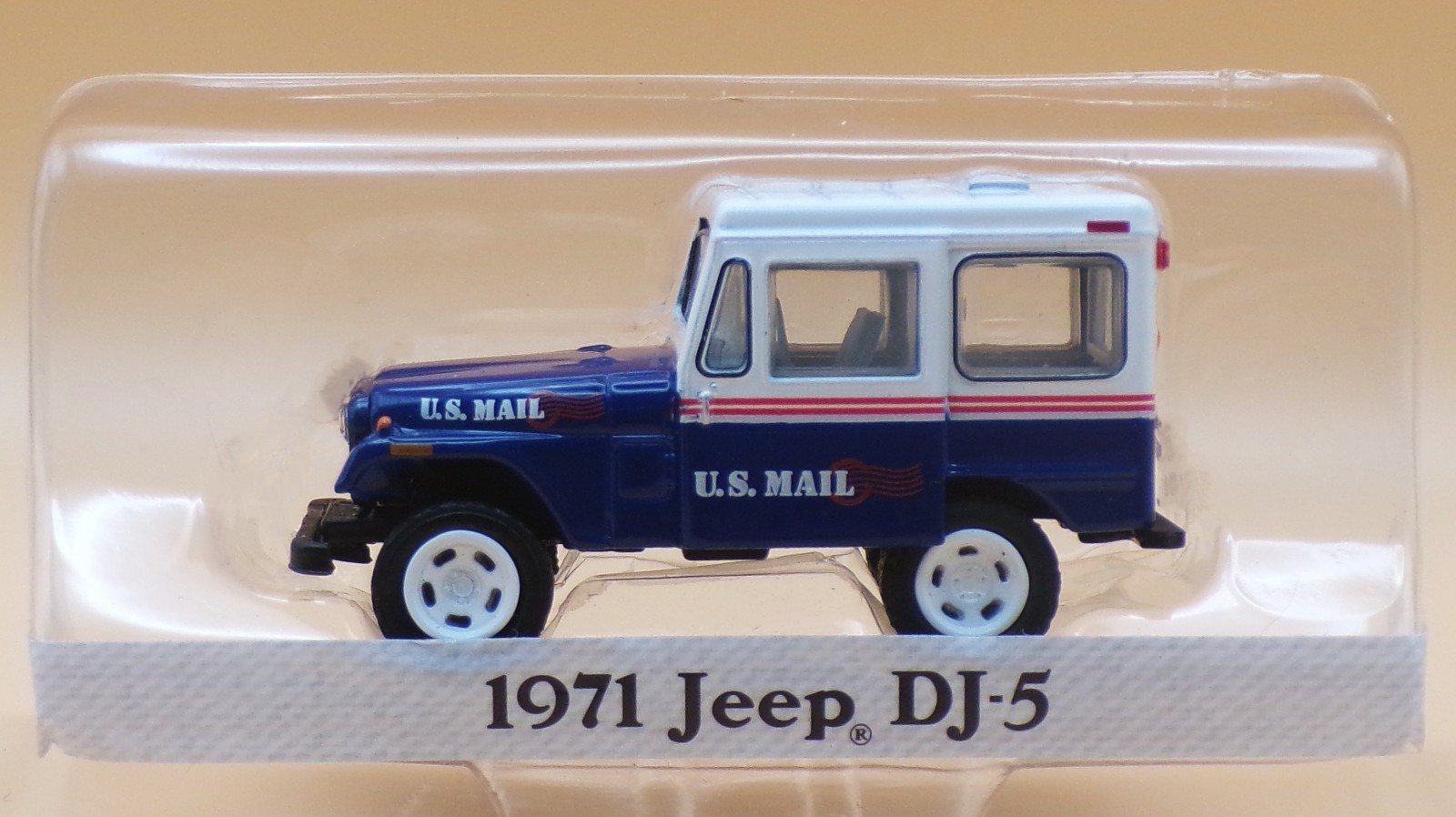 1971 Jeep DJ-5… Norman Rockwell Series …Blue/White USPS.. Greenlight …1:64