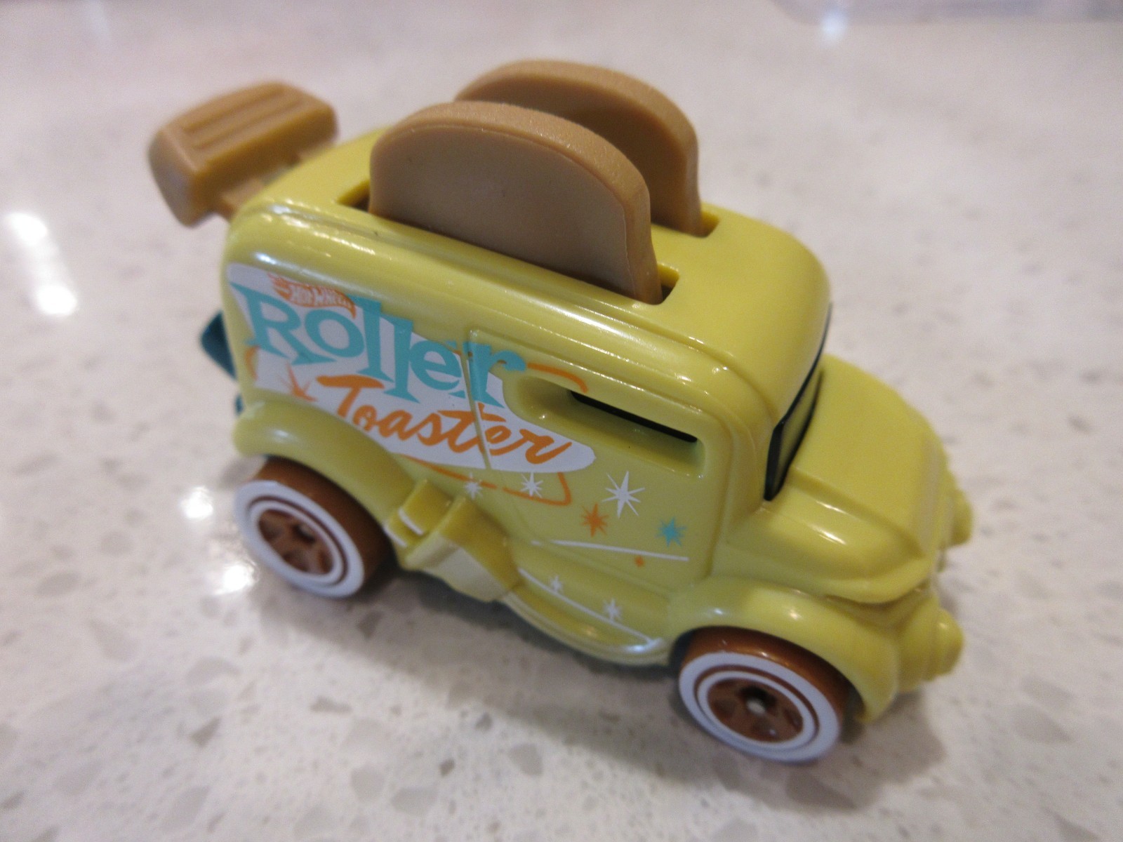 2026 Hot Wheels Roller Toaster Yellow Experimotors 1:64 DIECAST Toy Race Car