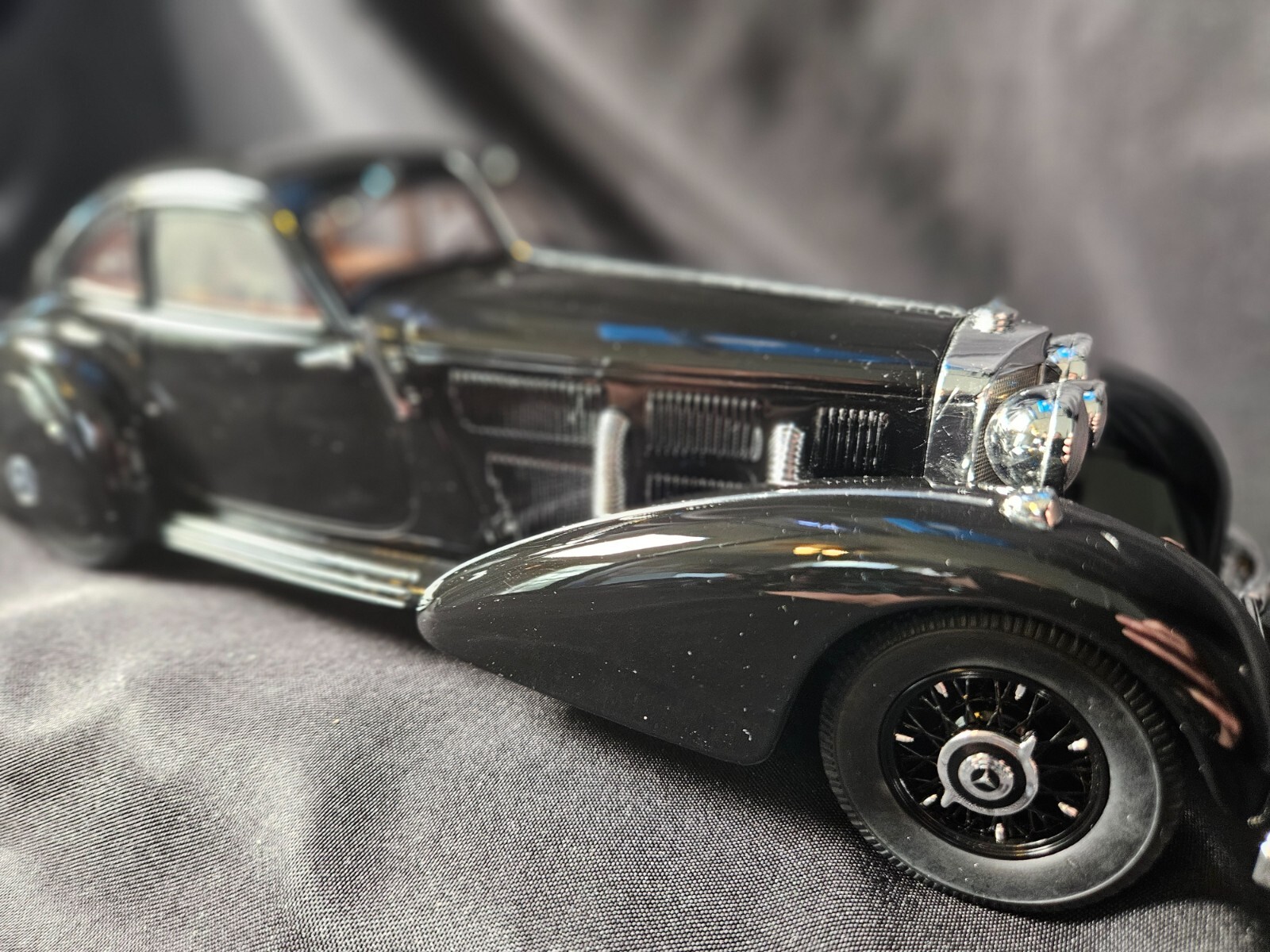 RARE BOS Models 1938 Mercedes 540K Autobahn-Kurier 1:18 Scale Inv. #3734