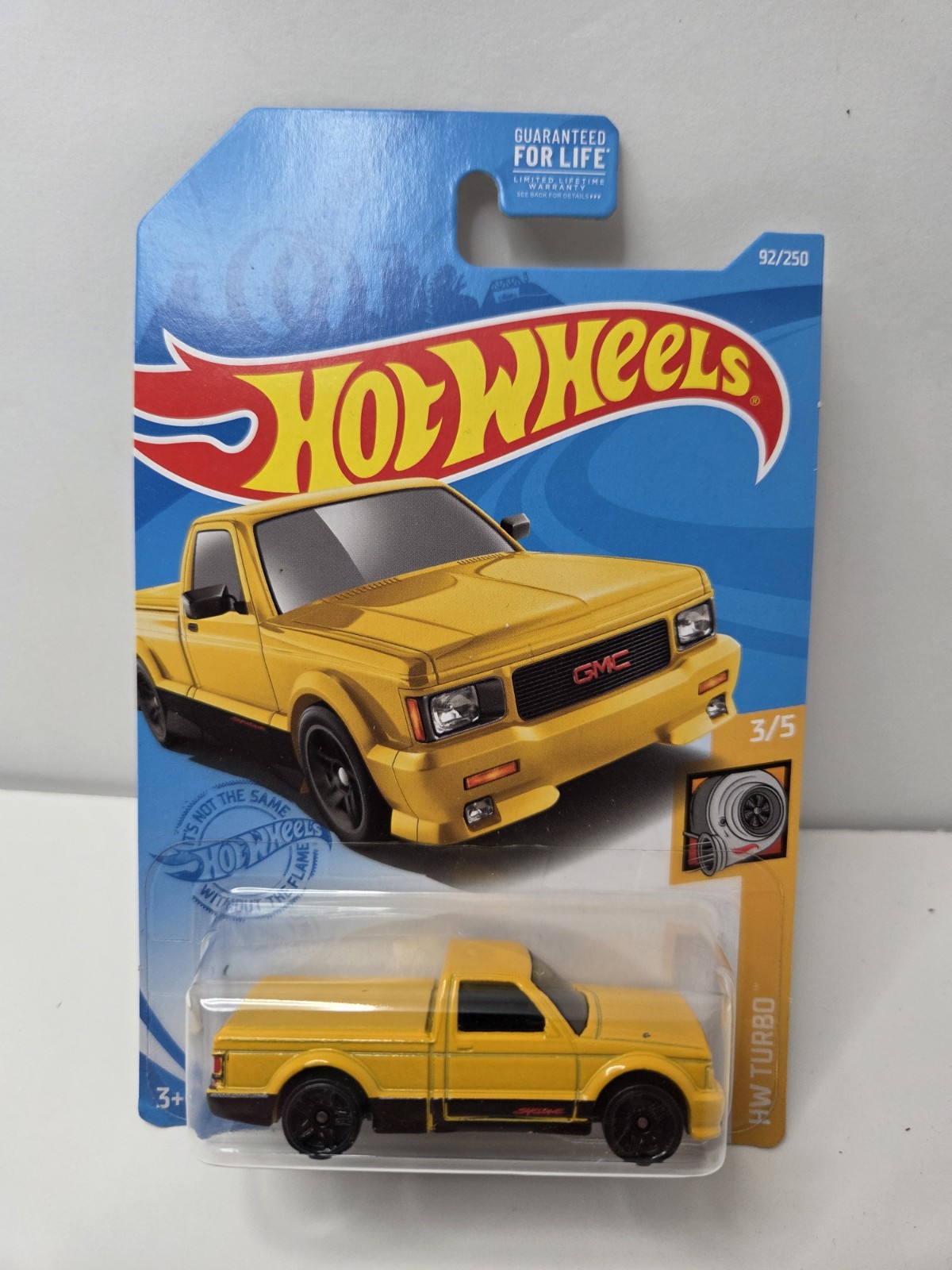 Hot Wheels Kroger 2021 Yellow ‘91 GMC Syclone HW Turbo 3/5 #92/250