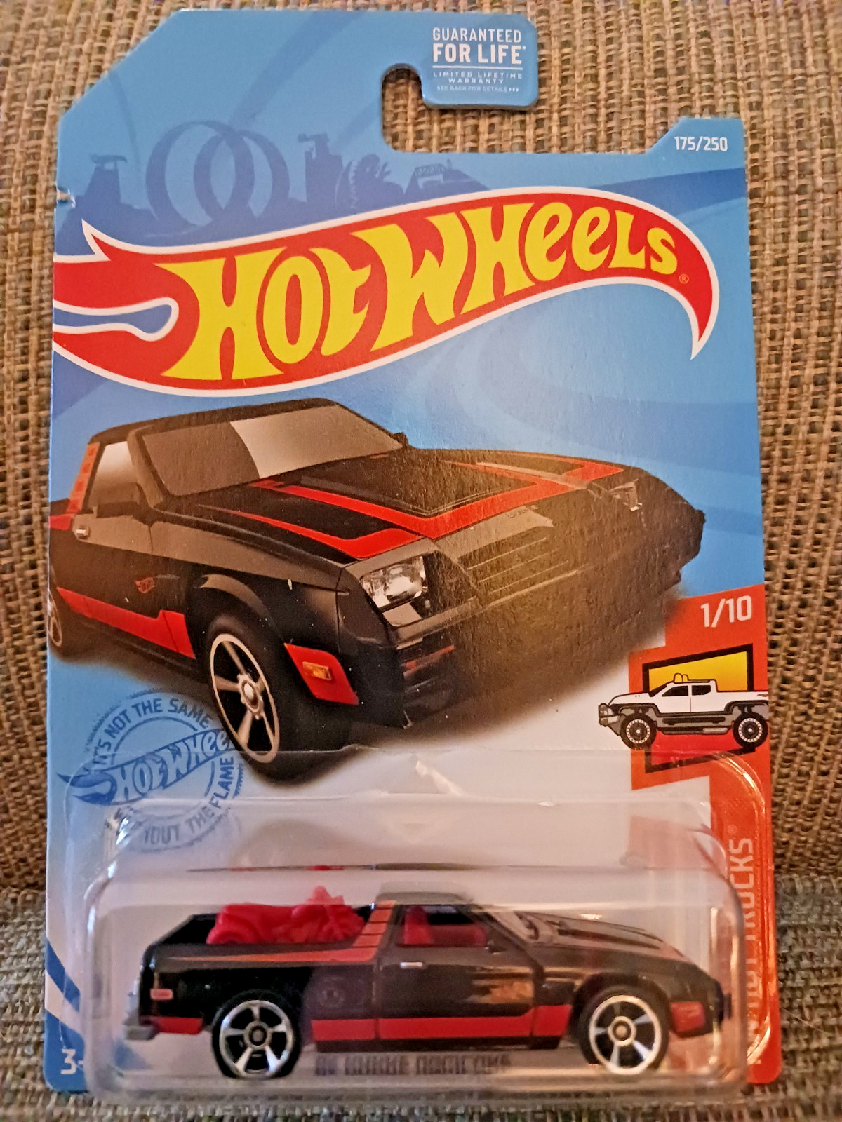 Hot Wheels ’82 Dodge Rampage Black #175 175/250 2021 HW Hot Trucks 1/10