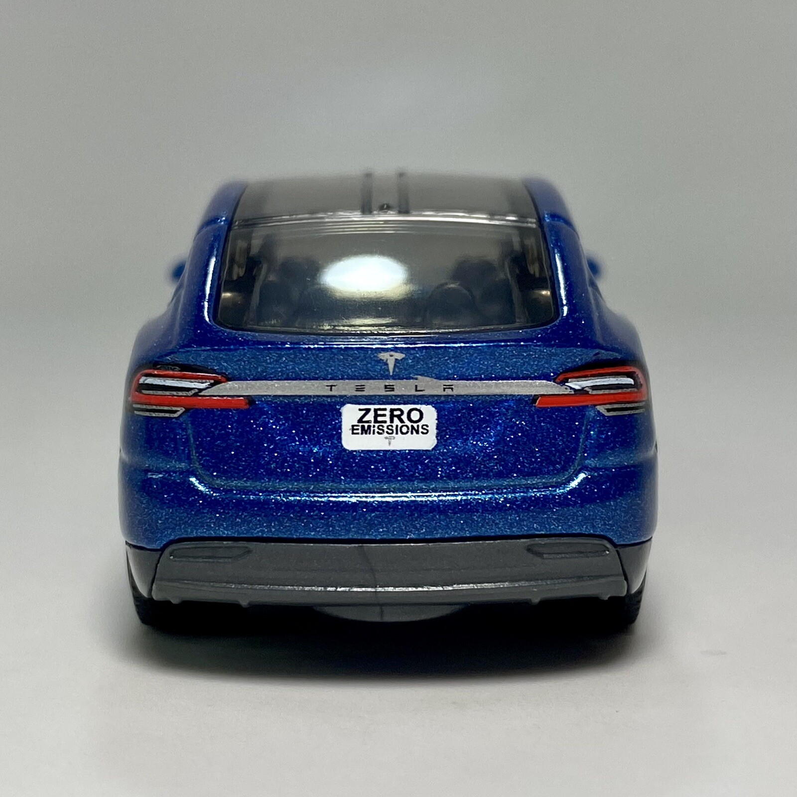 2020 Tesla Model X Blue 1:64 Scale Diecast Diorama Model Car #53