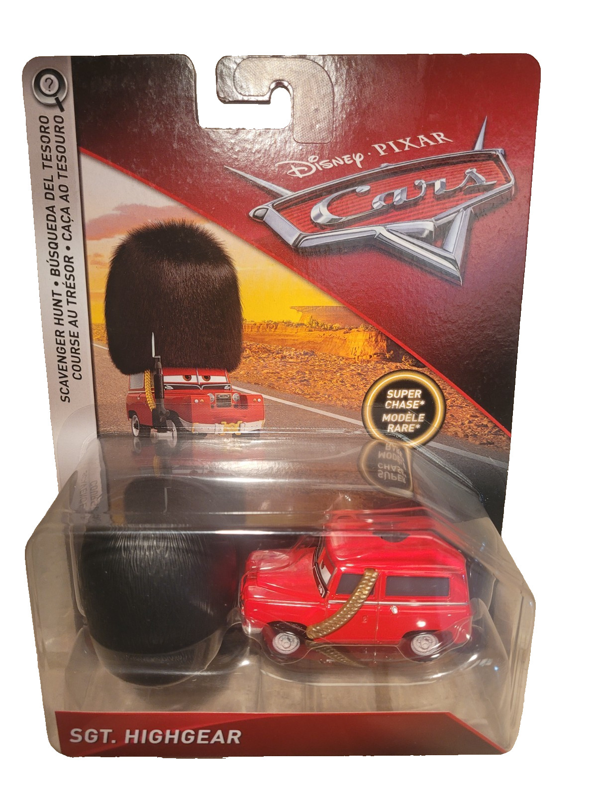 Disney Pixar Cars Sgt. Highgear – Deluxe – 2018 SUPER CHASE!!
