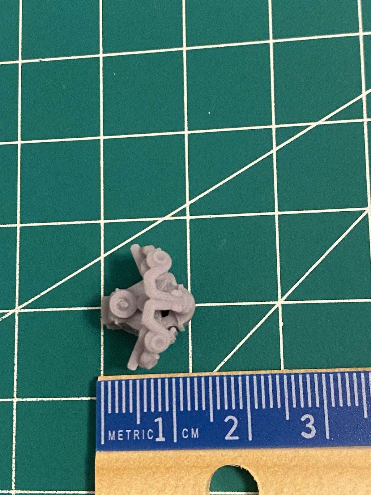 1/64 V8 Twin Turbo LS Engine 3D Resin Printed For Hotwheels Customs Muscle Cars
