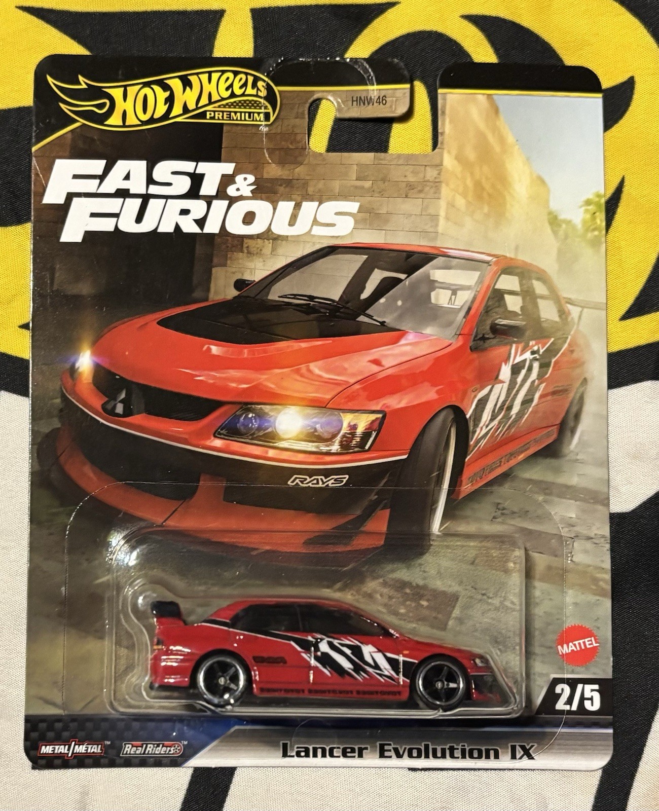Hot Wheels Premium 2 Car Bundle ‘16 Subaru WRX STi/Mitsubishi Lancer Evo IX