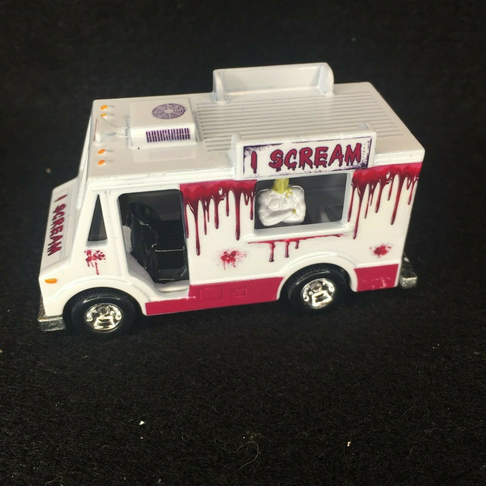 Clear 1:64 Waterslide decal Hot Wheels Ice Cream Truck Quick Bite I SCREAM