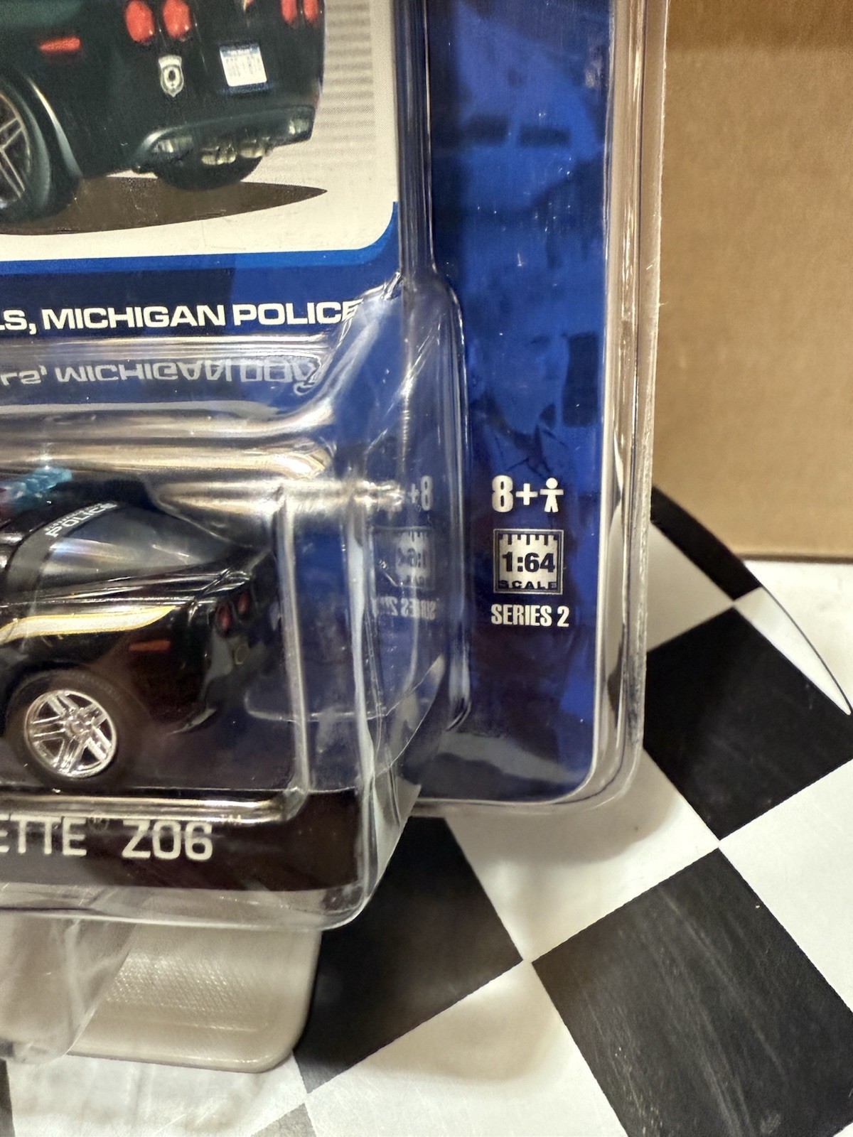 Hot Pursuit Bloomfield Hills Michigan 2008 Chevrolet Corvette ZO6 Series 2 1/64