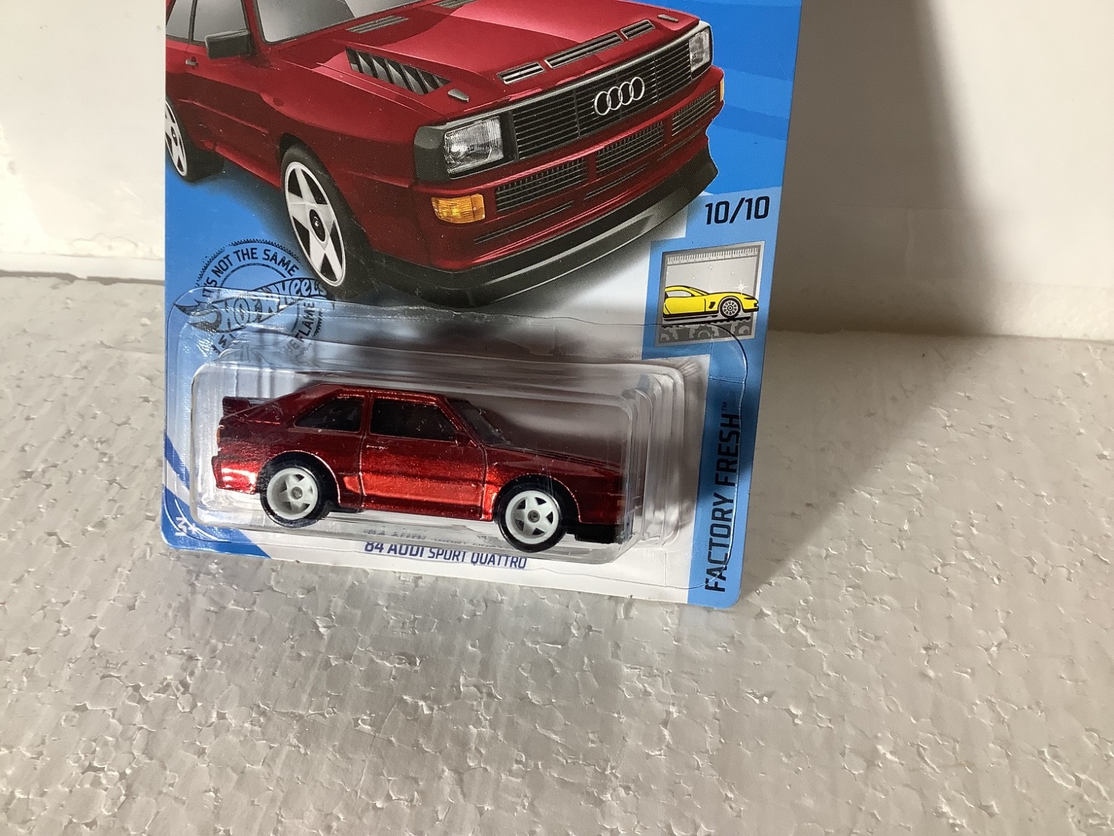 Hot Wheels 2020 Super Treasure Hunt Red ’84 AUDI Sport Quattro STH W/Protector