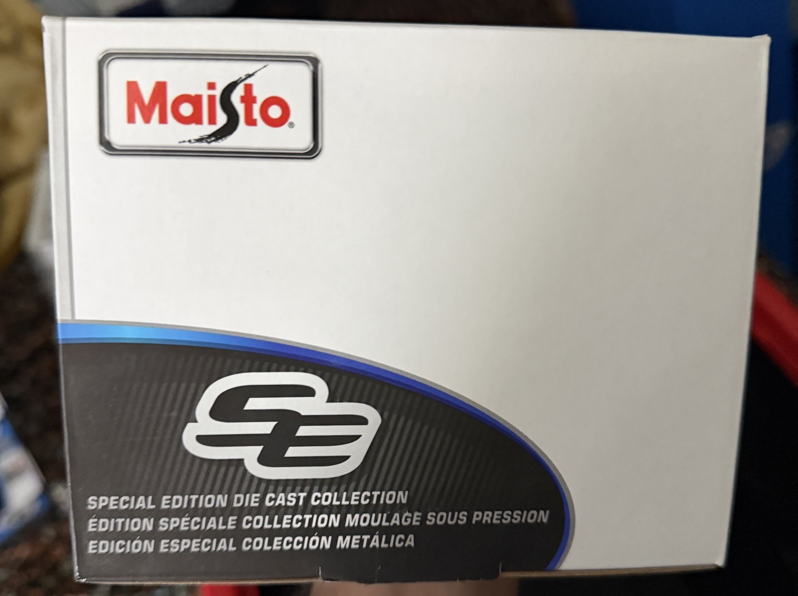 Maisto 1:18 1974 Chevrolet C10 Cheyenne Super Pickup Truck Blue Black Stripe New