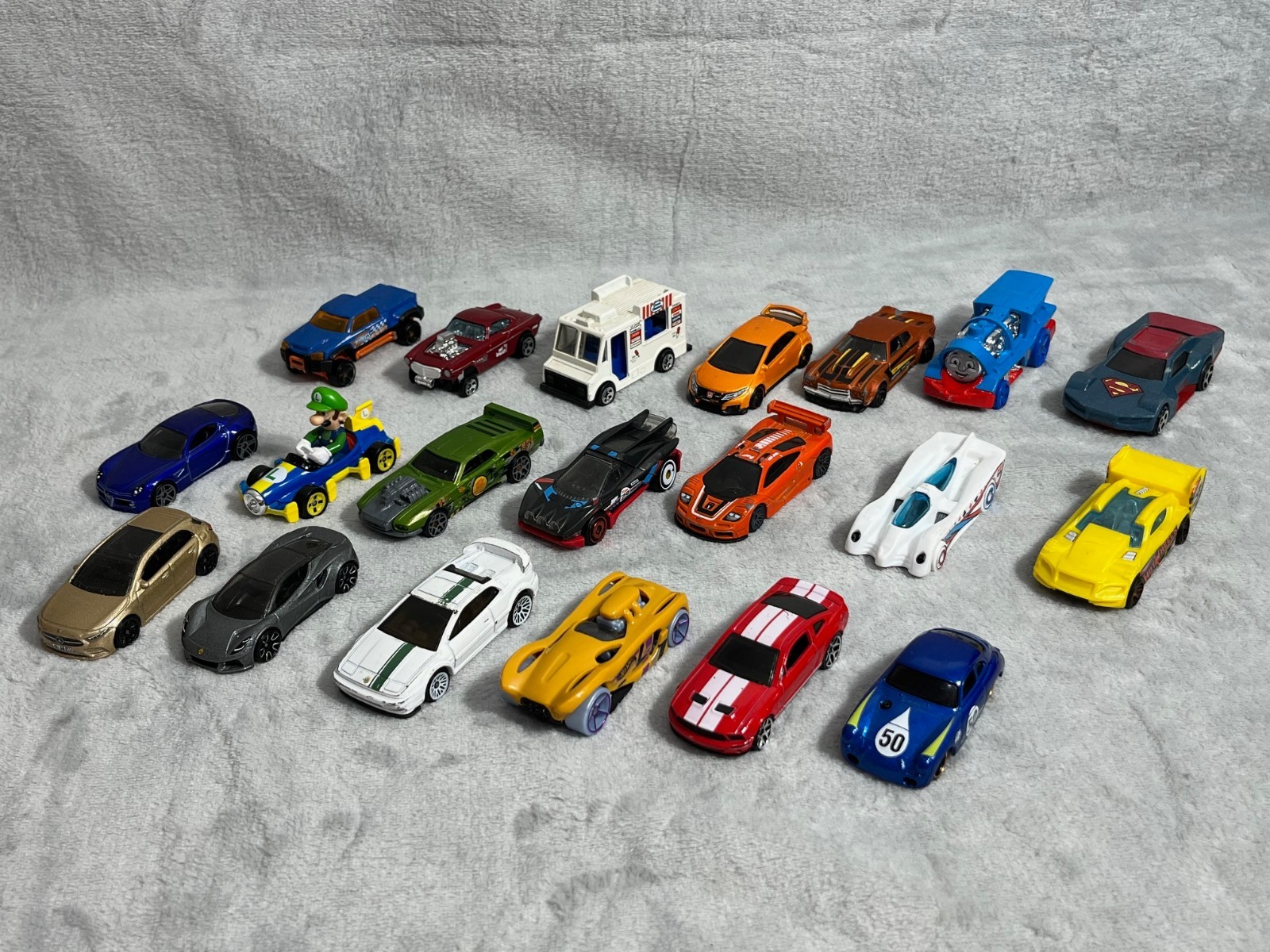 Hot Wheels Toy Car Lot Mixed Models + 3 Other Brand 1:64 Cars