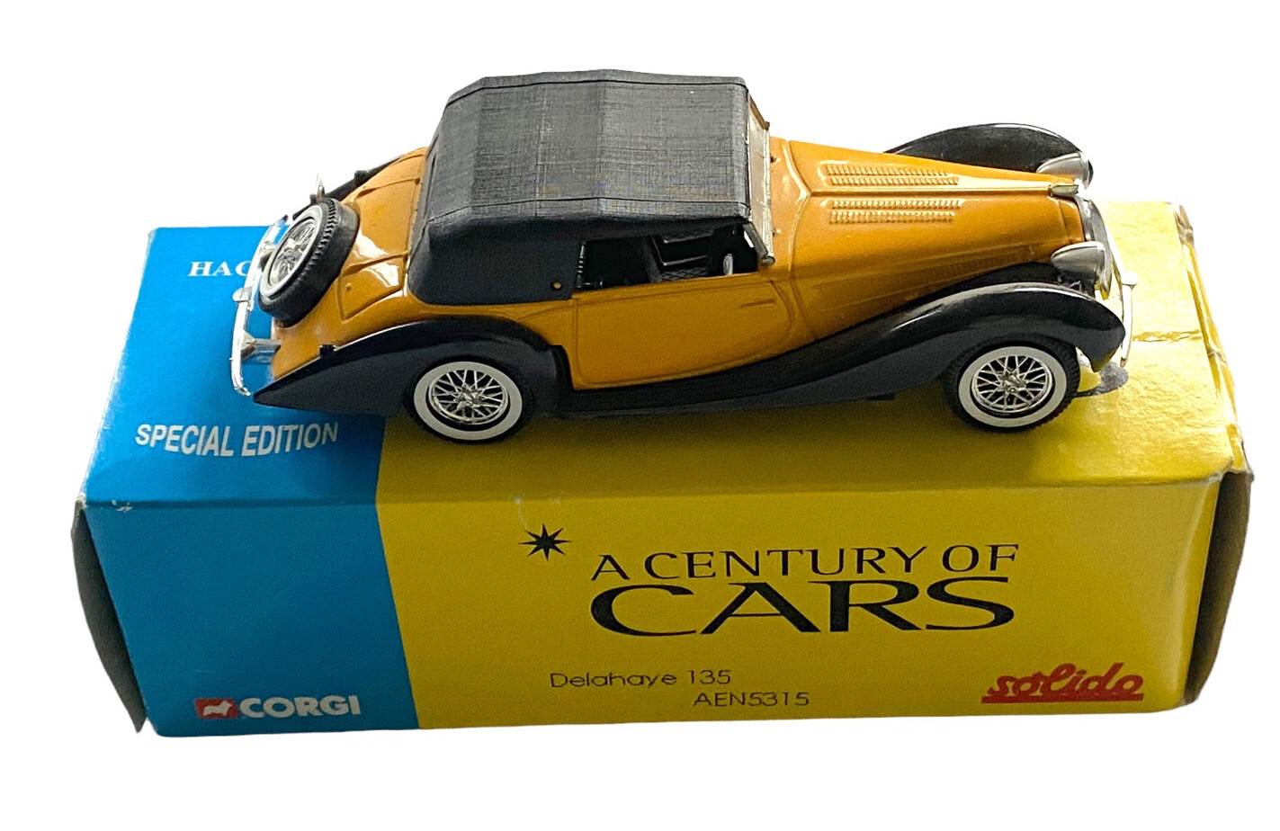 DELAHAYE 135 AEN5315 solido SA 1:43 corgi SP Edition a century of cars