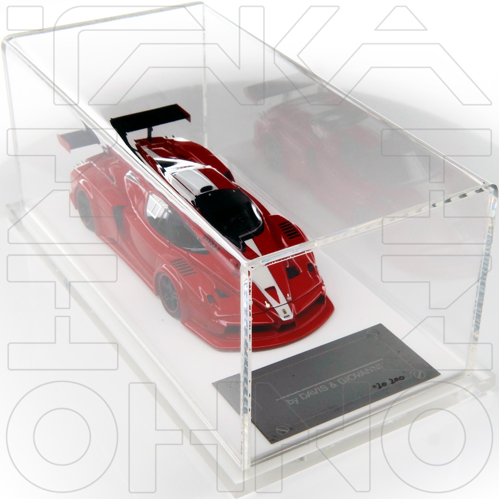 Ferrari FXX GT Concept DAVIS & GIOVANNI 1:43 Rosso Corsa Red enzo limited 200pcs
