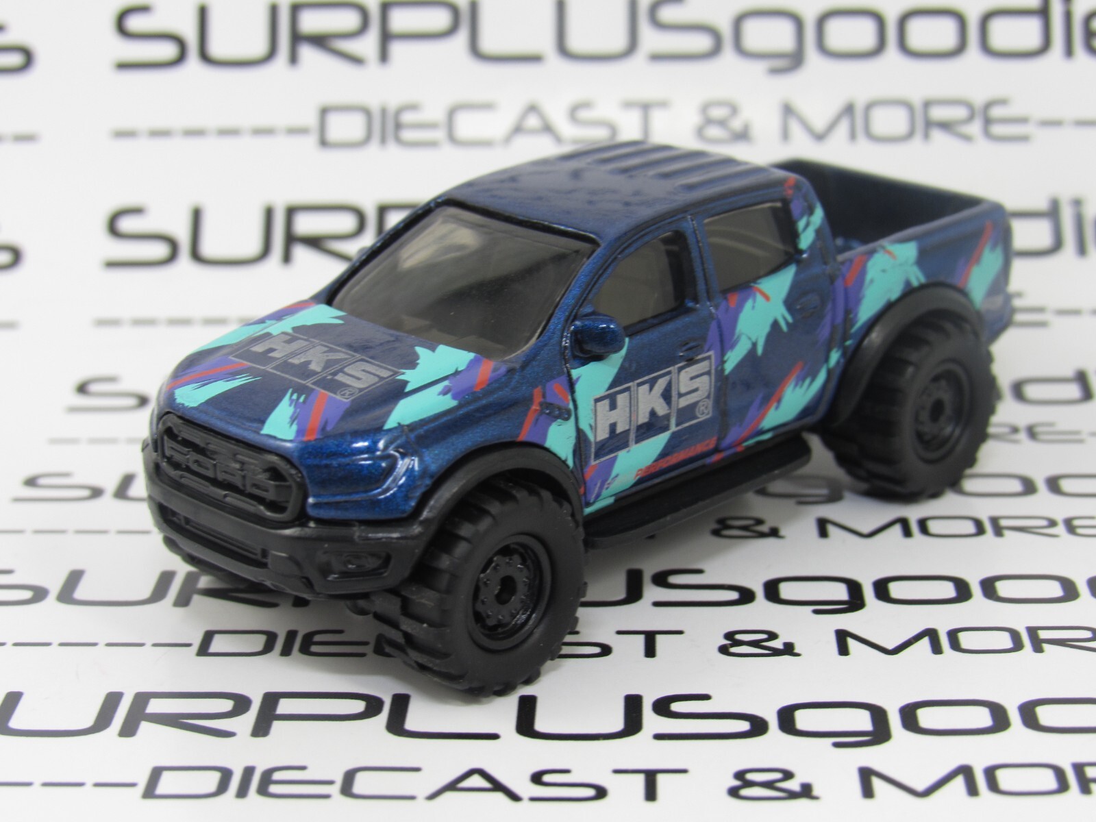 Hot Wheels LOOSE 2019 ’19 FORD RANGER RAPTOR HKS Custom Swap w/Real Riders