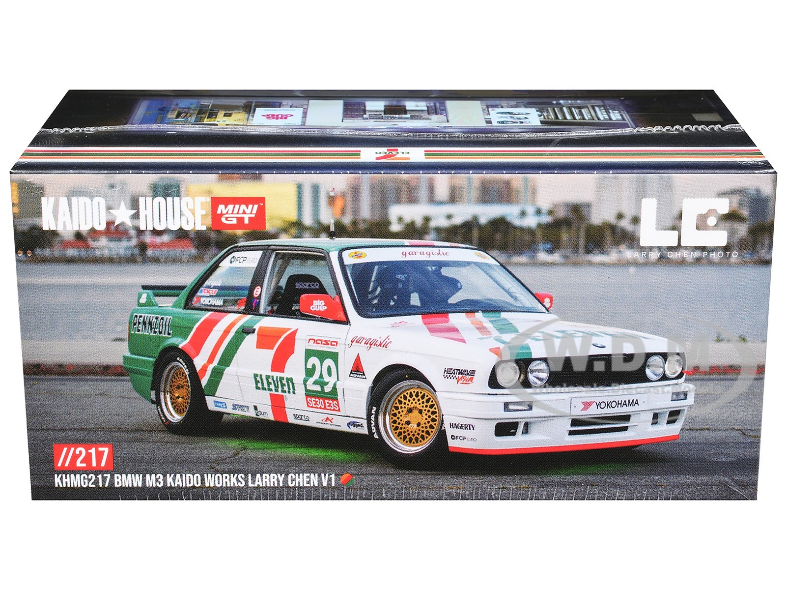 BMW M3 “KAIDO WORKS LARRY CHEN V1” #29 “KAIDO HOUSE” 1/64 BY MINI GT KHMG217