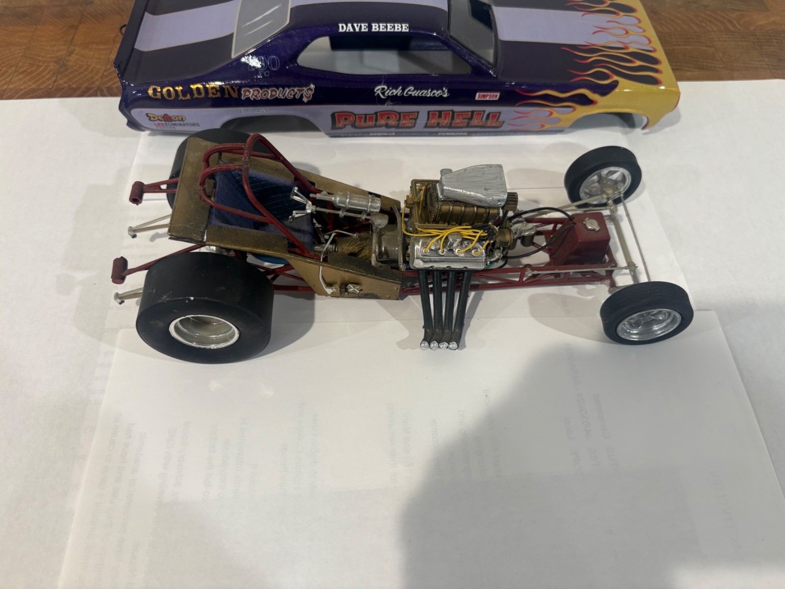 1/16 Pure Hell Funny Car Model