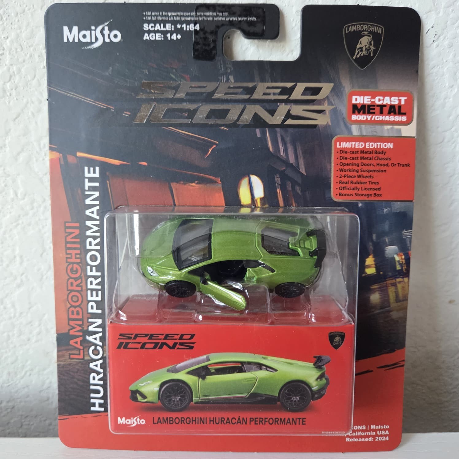 MAISTO SPEED ICONS Lamborghini Huracan and Lamborghini Sian FKP 35 set of 4