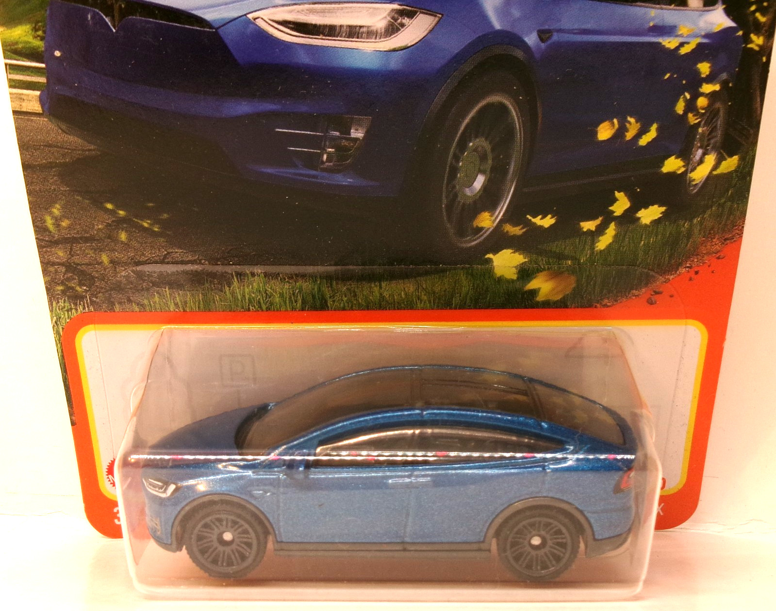 2022 MATCHBOX 1:64 MBX HIGHWAY 53/100 BLUE TESLA MODEL X