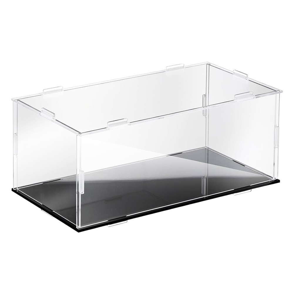 1-6x Acrylic Model Car Display Case 1:24 Display Box for Dustproof Showcase
