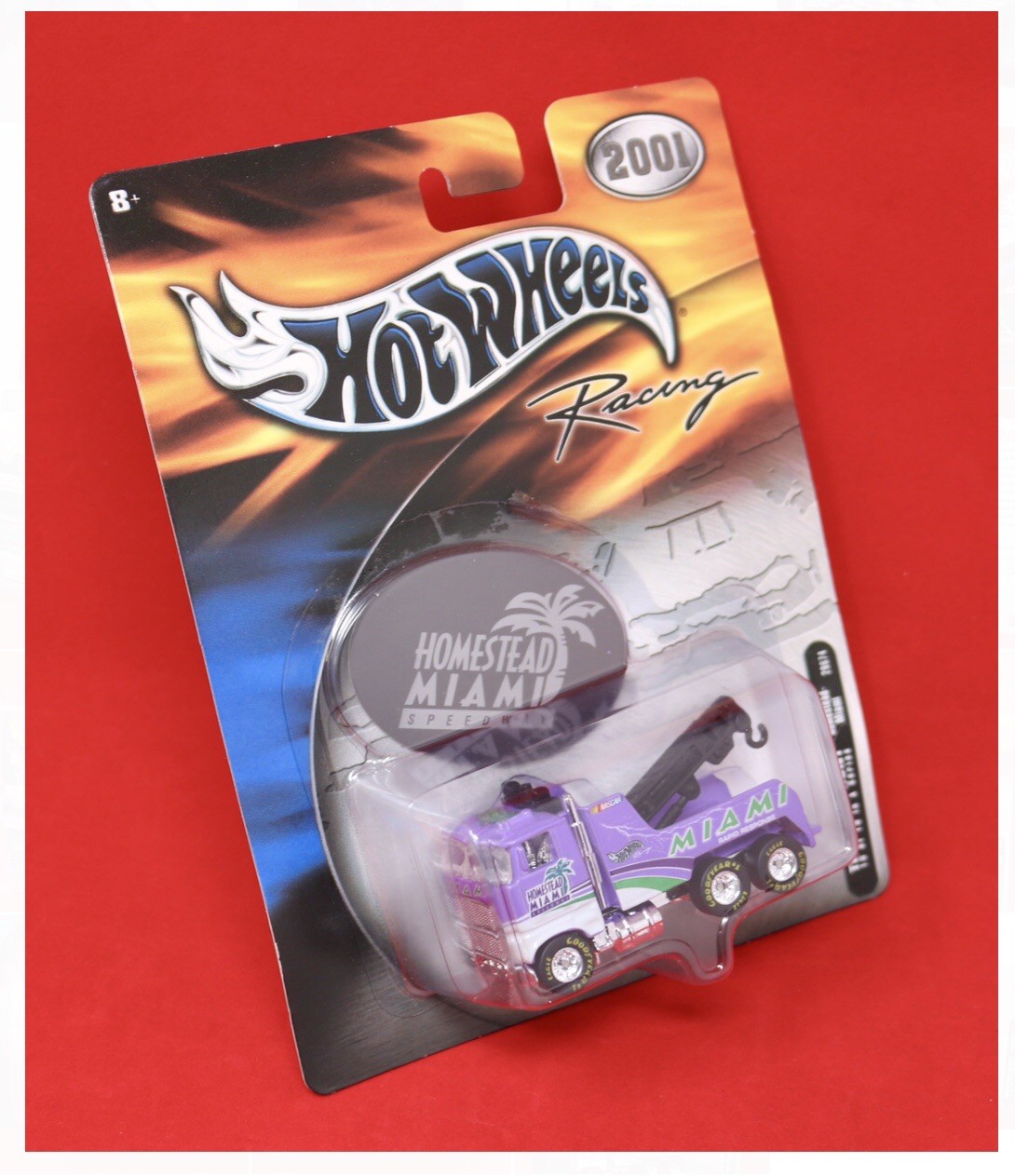 Hot Wheels Treasure Hunt Rig Wrecker NASCAR Homestead Miami 2001 Super T-Hunt