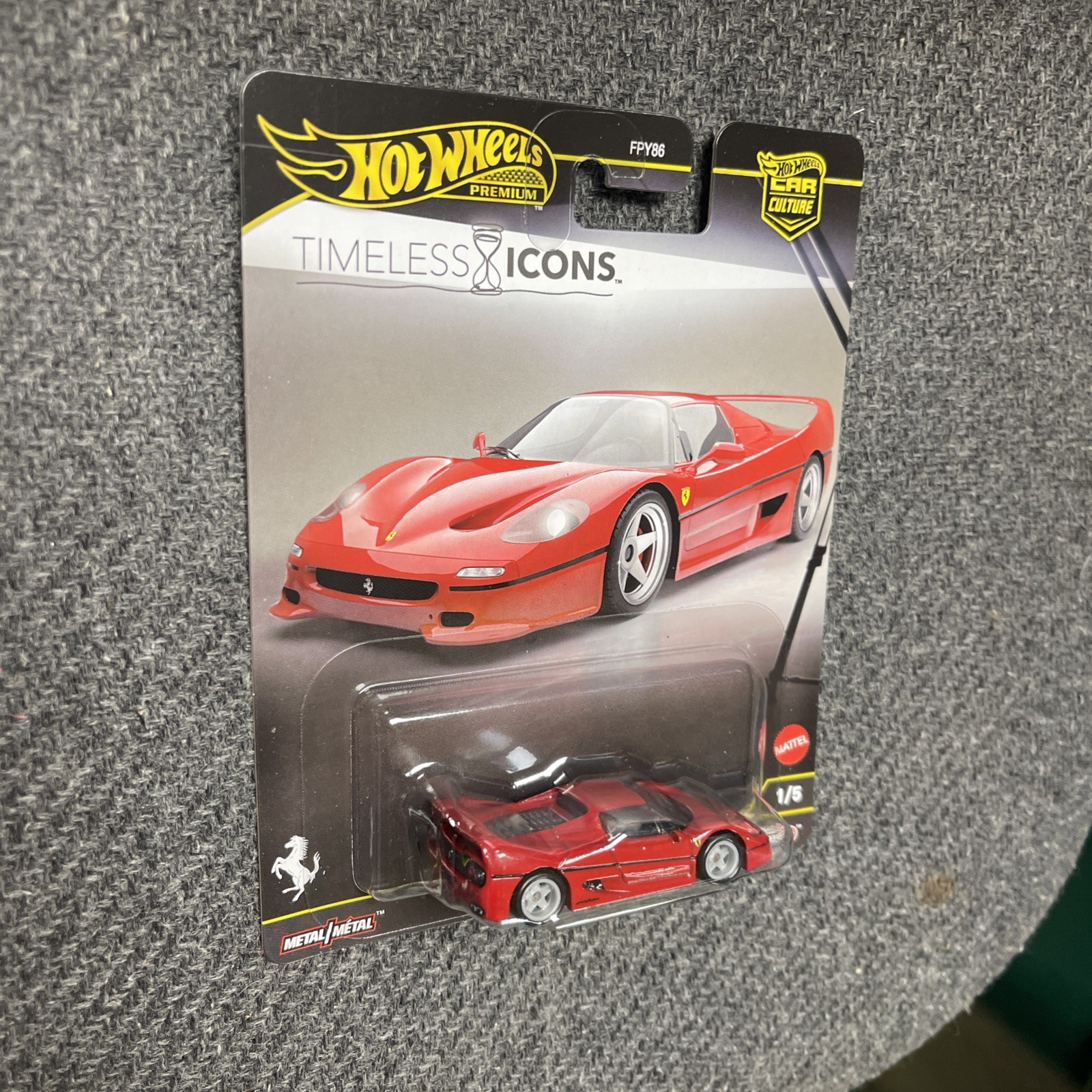 Hot Wheels Premium Car Culture Timeless Icons Ferrari F50 Real Riders Must See