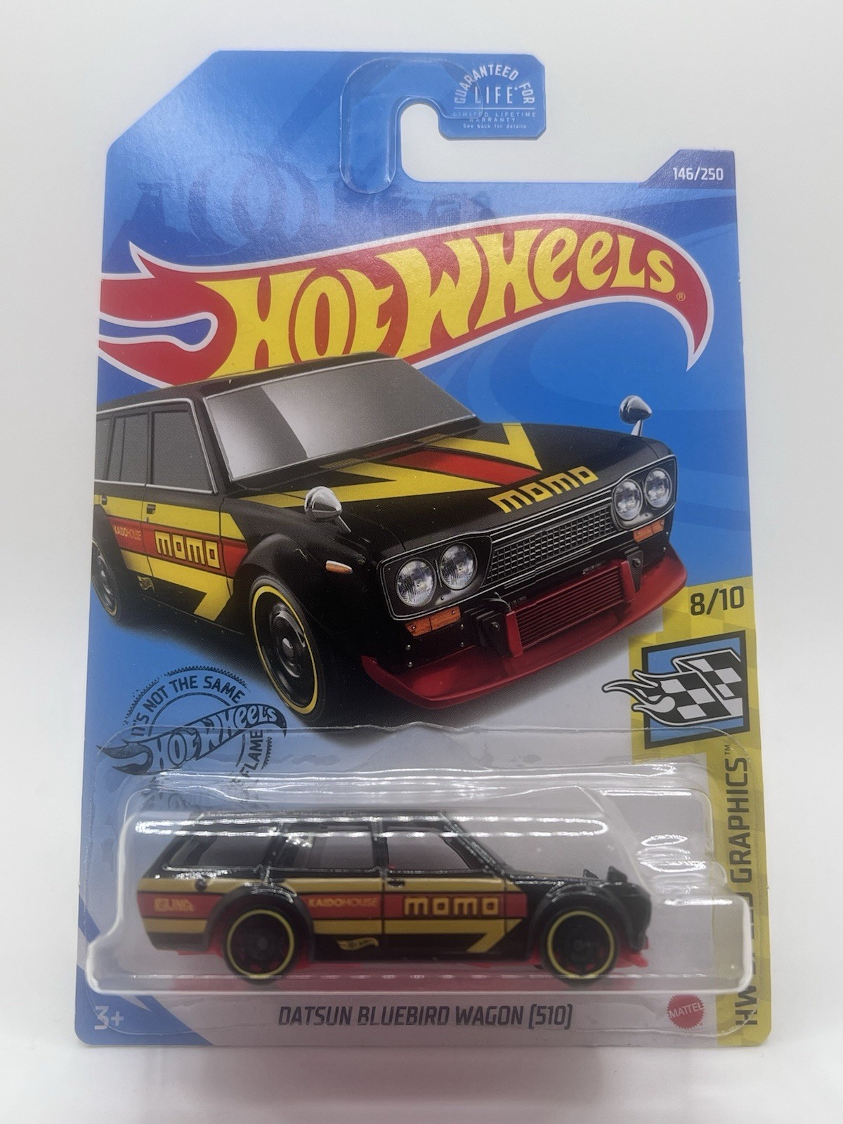 Hot Wheels Datsun Bluebird Wagons 510 MOMO Lot Of 3 – Black, Red, Yellow Kroger