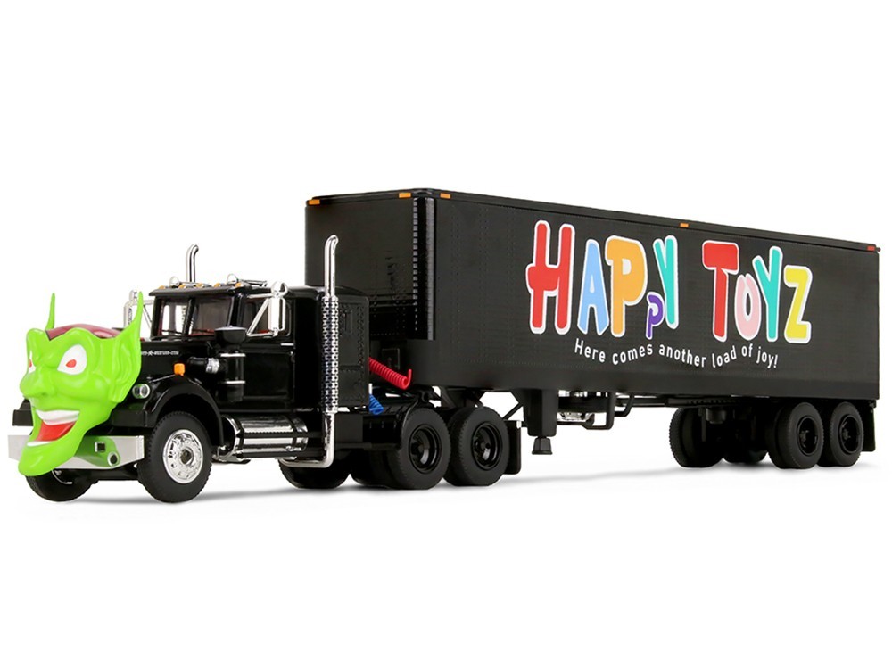 WHITE WESTERN STAR 4800 “MAXIMUM OVERDRIVE” BLACK 1/64 BY DCP/FIRST GEAR 68-2287