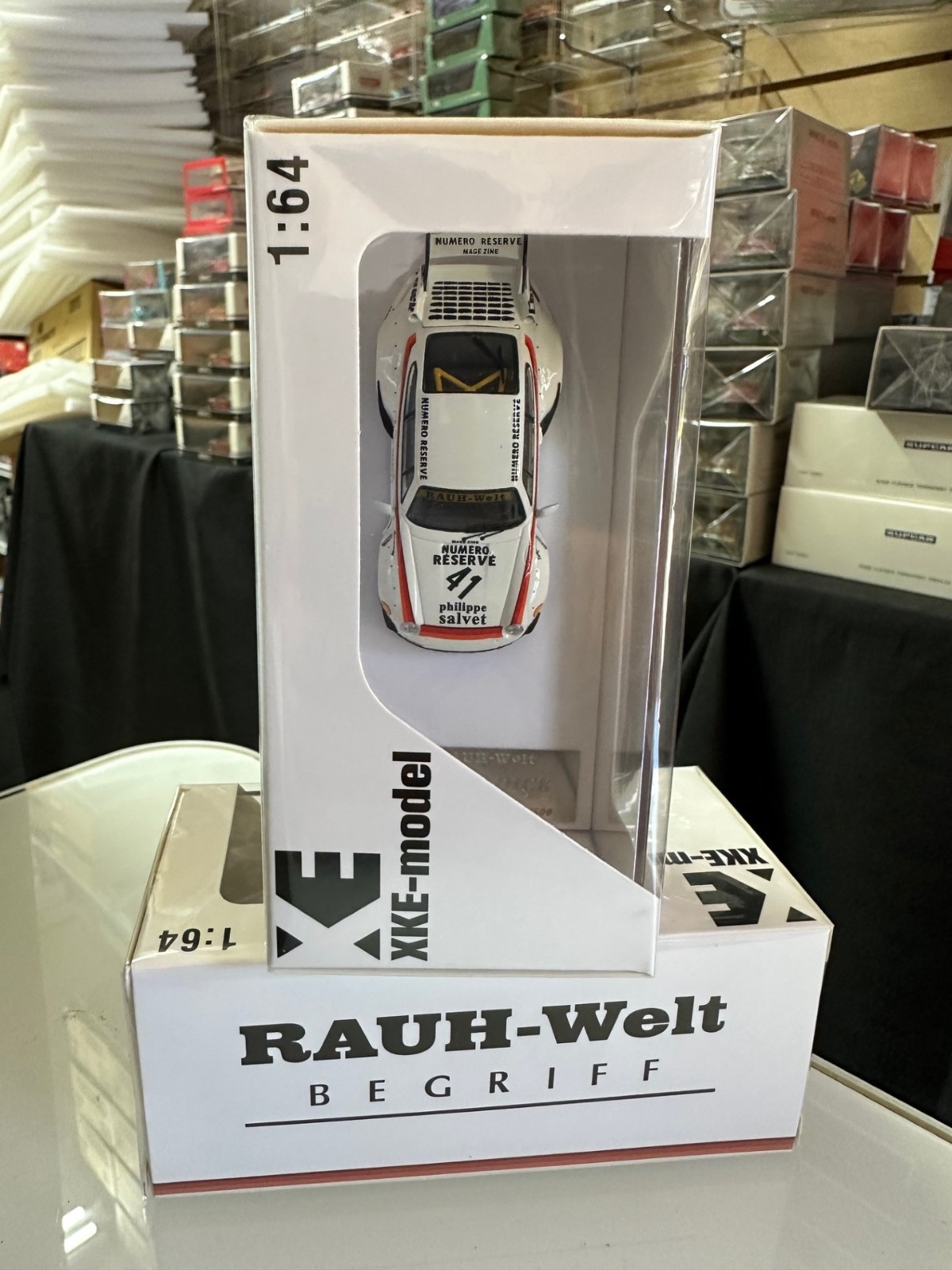 PORSCHE RWB 993 LBWK SHELL #41 1/64 SCALE DIECAST CAR MODEL BY XKE MODELS