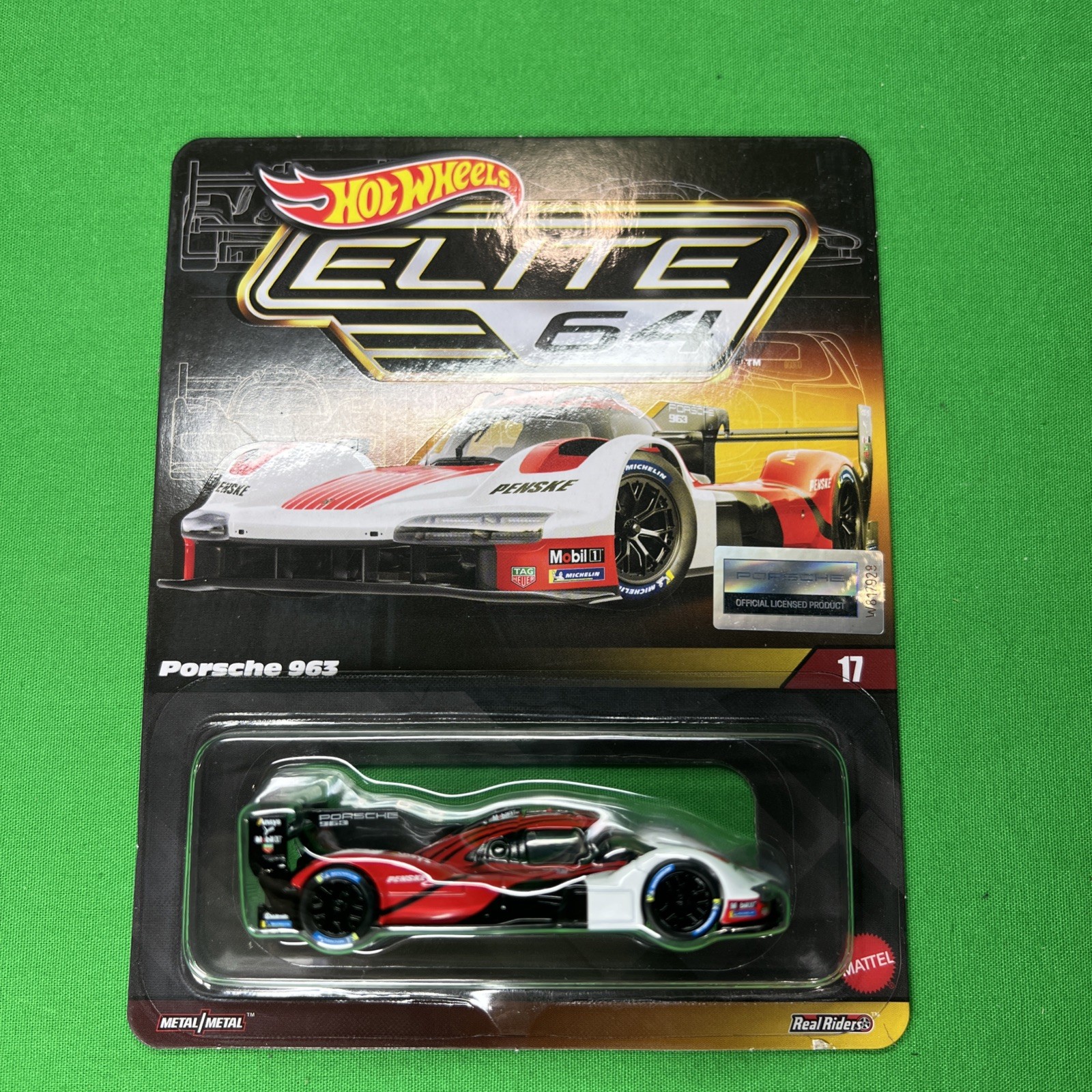 2025 Hot Wheels Elite 64 # 17 Penske Porsche 963 NEW