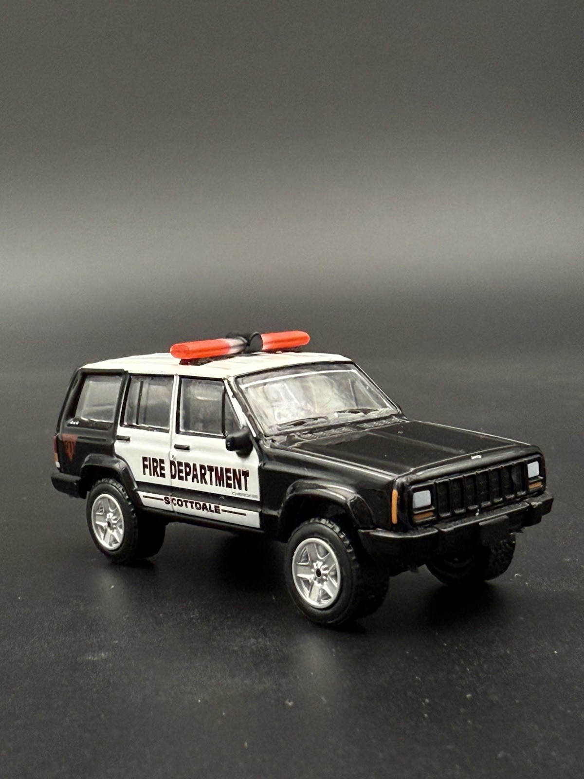 2-Pack 1/64 Scale Model Jetstream Jetsonic Red Lightbar Police Fire 6424R