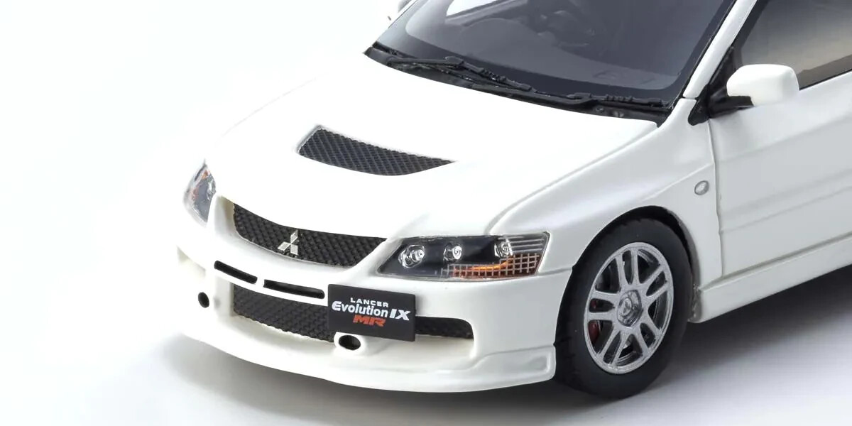 KYOSHO ORIGINAL 1/43scale Mitsubishi Lancer Evolution IX MR (White) KSR43111W