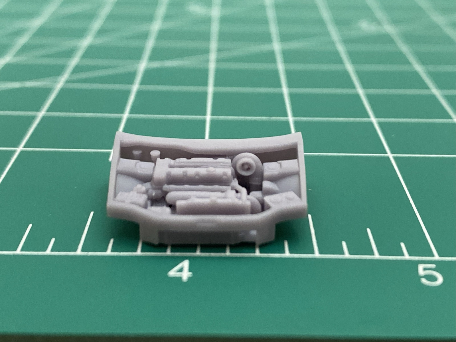 1/64 Scale Honda Civic Eg Engine Bay With K20 Big Turbo Engine For Hotwheels