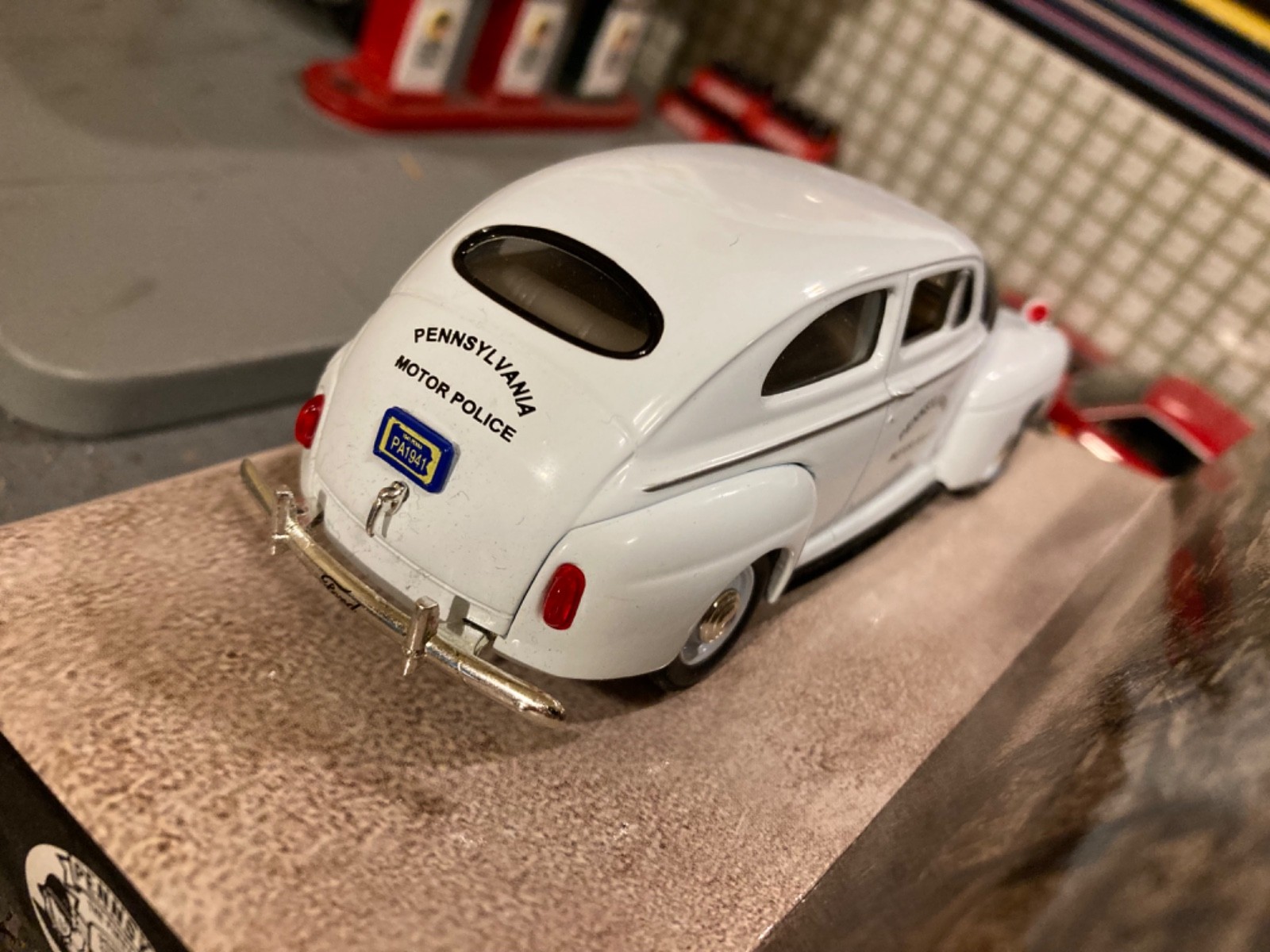 1941 Ford Deluxe Pennsylvania Police Car, 1/43 Scale, New in Original Box