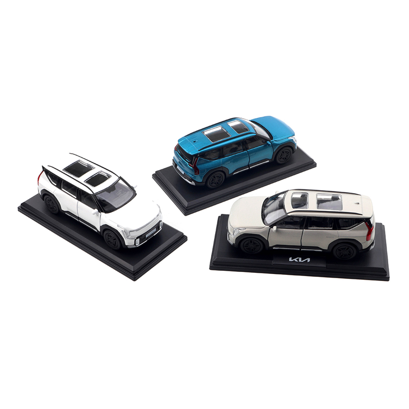 [3 Colors *] KIA Motor Car * EV9 * Mini Diecast 1:38 Scale Miniature Toy