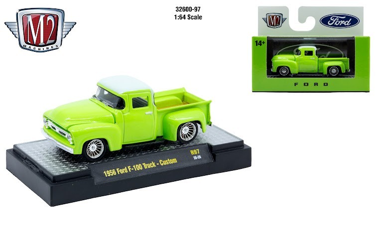 1956 Ford F-100 Custom M2 Machines Detroit Muscle R97 Limited Edition 8,000