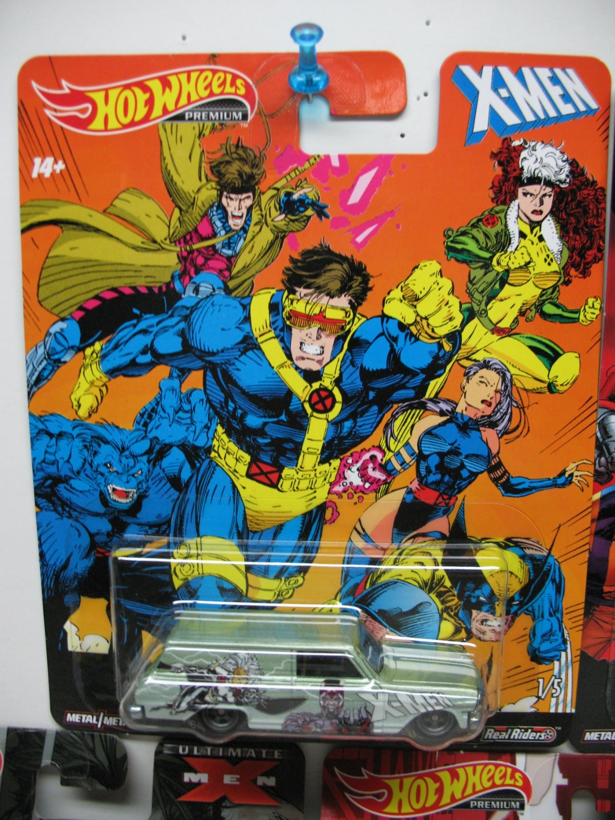 2018 Hot Wheels Premium Pop Culture Marvel X-Men Complete Set of 5